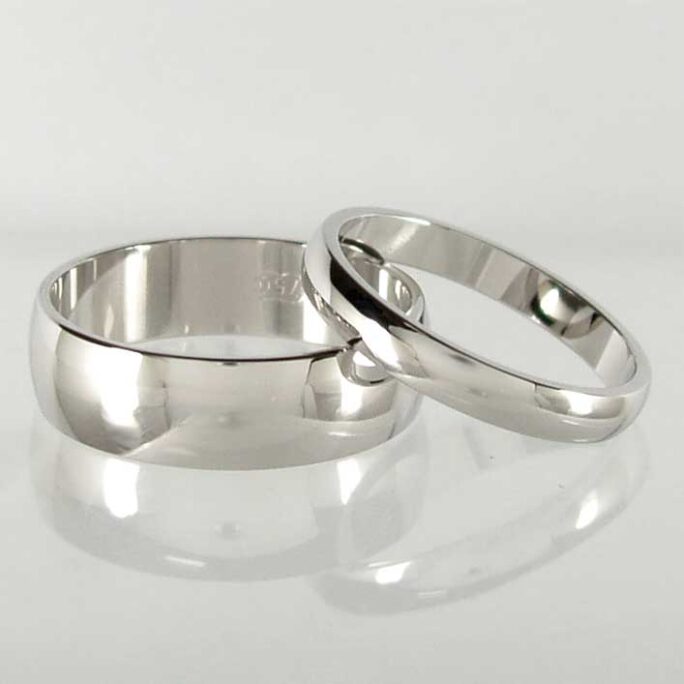 White Gold Wedding Rings & Bands